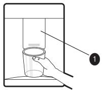 LG GBP61DSPFN - Distributeur d'eau* - 1
