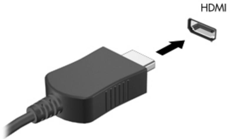 HPREFERENCE 27-044AIF - Connexion de péripériques video à l'aide d'un cable HDMI (certains produits uniquement) - 2
