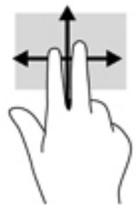 HPREFERENCE 27-044AIF - Défilement à deux doigts (pavé tactile uniquement) - 1