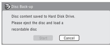 PIONEER DVR-630HS - Sélectionnez 'start'. - 2