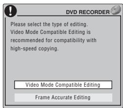PIONEER DVR-630HS - Sélectionnez 'exit' pour revenir à la page edit. - 1
