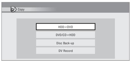 PIONEER DVR-630HS - Sélectionnez 'HDD → DVD'. - 1