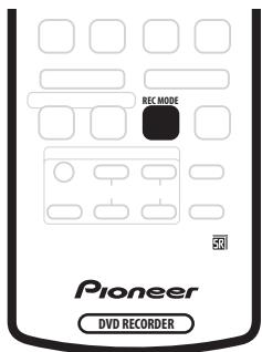 PIONEER DVR-630HS - Sélection de la qualité de l'image et de la durée d'enregistrement - 1