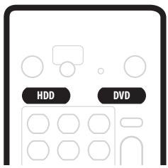 PIONEER DVR-630HS - Choix du disque dur ou du DVD pour la lecture ou l'enregistrement - 1