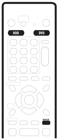 PIONEER DVR-630HS - Affichage sur l'écran des informations du disque - 1