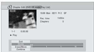 PIONEER DVR-630HS - Sélectionnez la commande désirée: - 1