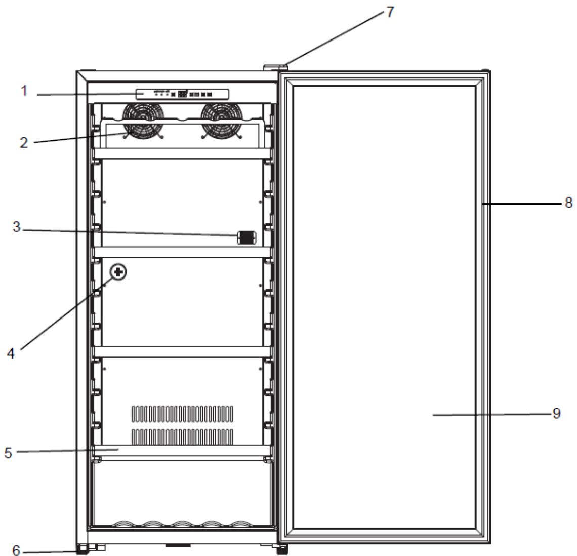DARRYLA SOMMELIERECAVEAVINMILLESIME1 - DESCRIPTION OF THE APPLIANCE - 1