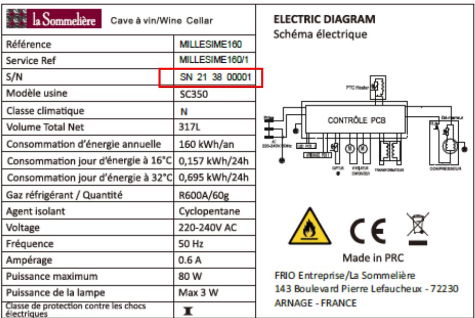 DARRYLA SOMMELIERECAVEAVINMILLESIME1 - TECHNICAL DATA - 1