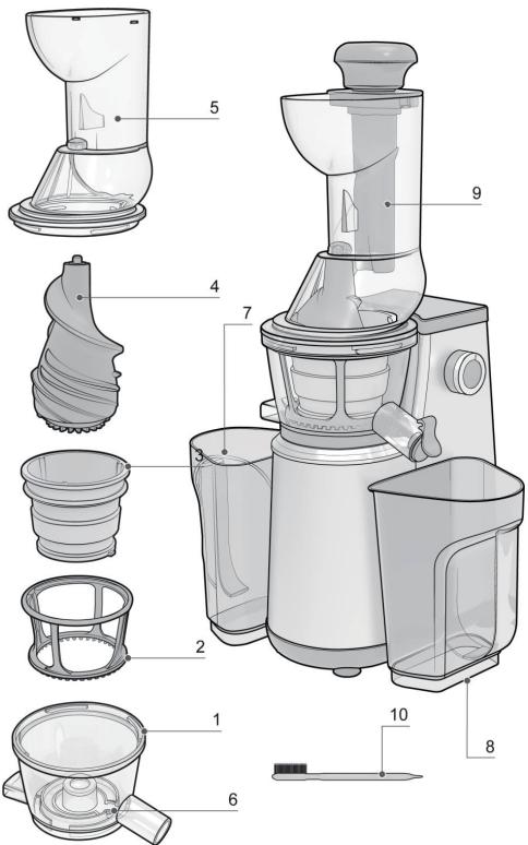 KITCHENCOOK EXTRAJUICER - DESCRITPION - 1