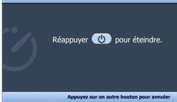 BENQ W500 - Éteindre le projecteur - 1