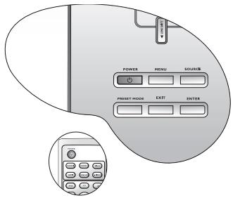 BENQ W500 - Pour nettoyer le filtre - 1