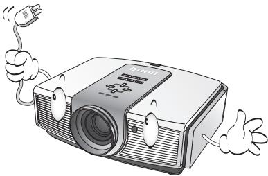 BENQ W500 - Consignes de sécurité importantes - 14