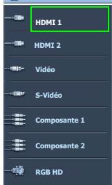 BENQ W500 - Utilisation des menus à l'écran - 3