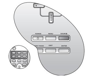 BENQ W500 - Utilisation des menus à l'écran - 1