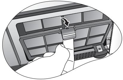 BENQ W500 - Pour nettoyer le filtre - 4
