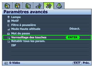 BENQ W500 - Utilisation des menus à l'écran - 1