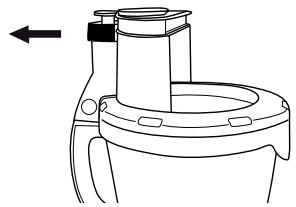 CUISINART FP14EBLANC - Le poussoir demi-lune - 2