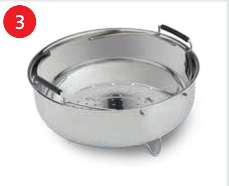 MOULINEX YY5479 - How to install the steam basket? - 3