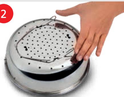 MOULINEX YY5479 - ¿Cómo se coloca el cesto de coccción al vapor? - 2