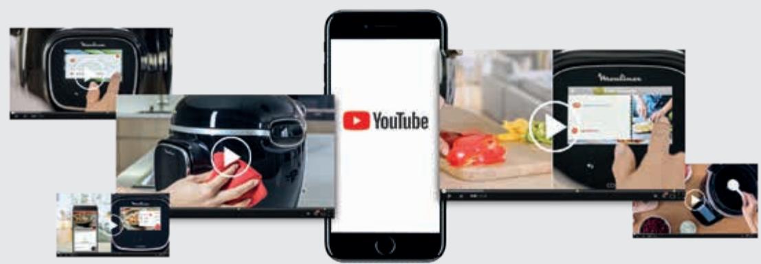 MOULINEX YY5479 - Discover many tutorials on the Moulinex YouTube channel To accompany you throughout the experience - 1