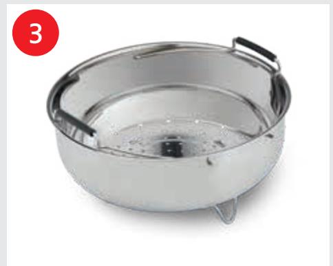 MOULINEX YY5479 - Come installare il cestello vapore - 3