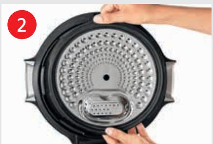 MOULINEX YY5479 - Passo 4 - o tabuleiro da agua - 1