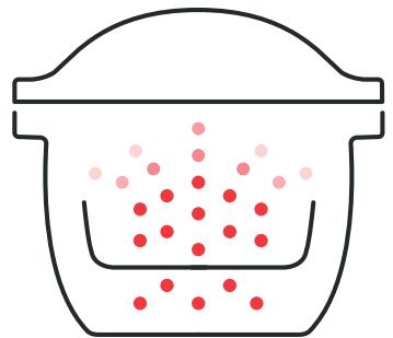 MOULINEX YY5479 - Intensidade da cozedura - 1