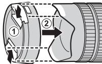 FUJIFILM XF8-16MM F2 R LM - Fixation des bouchons - 1