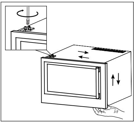 ELECTROLUX ERWO670A - Ajustement de la porte - 1