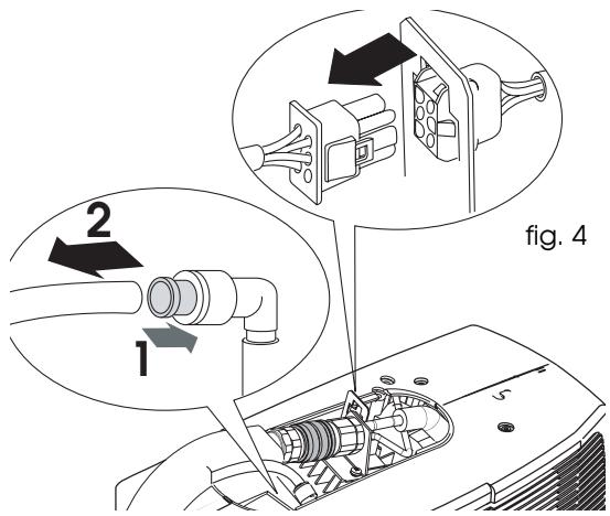 DELONGHI PAC S1100F - Utilisation des raccords rapides - 1