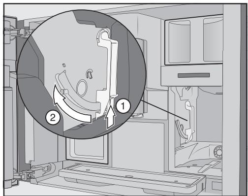 MIELE CVA7445PRESTIGE - Nettoyer l'unité de percolation et l'intérieur - 1
