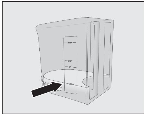 MIELE CVA7445PRESTIGE - Préparer la solution de nettoyage - 1