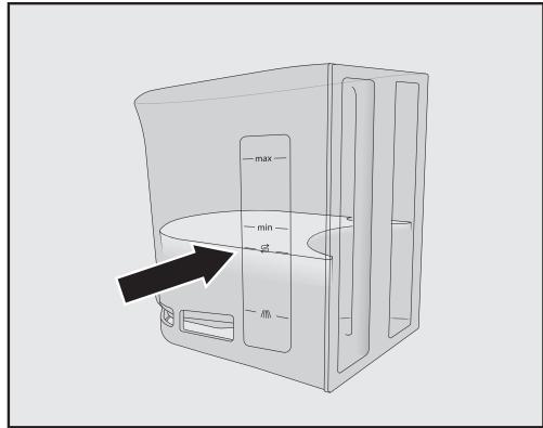 MIELE CVA7445PRESTIGE - Préparer la solution de détartrage - 1
