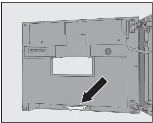 MIELE CVA7445PRESTIGE - Nettoyer l'intérieur, la face intérieure de la porte de l'appareil et le bac d'égouttage - 1