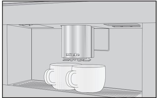 MIELE CVA7445PRESTIGE - Préparer 2 doses (touche) - 1