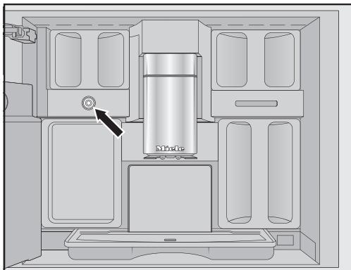 MIELE CVA7445PRESTIGE - Nettoyer la vanne de lait - 1