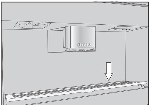 MIELE CVA7445PRESTIGE - Nettoyer la plaque d'égoutage - 1