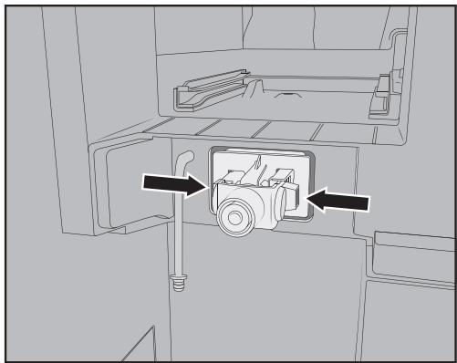 MIELE CVA7445PRESTIGE - Nettoyer la vanne de lait - 3