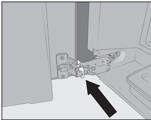 MIELE CVA7445PRESTIGE - Supprimer la limitation d'ouverture de porte - 1