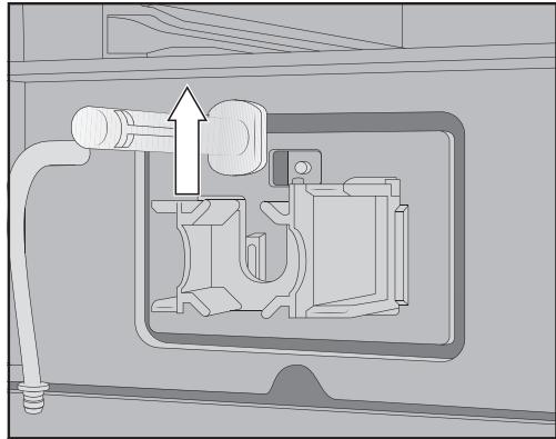 MIELE CVA7445PRESTIGE - Nettoyer la vanne de lait - 5