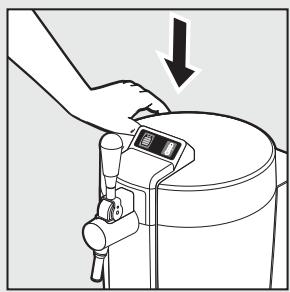 KRUPS BEERTENDER B90 VB502 - Installer le fêt "compatible beertender" à l'intérieur du système - 6