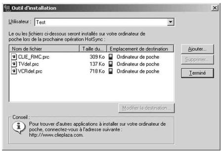SONY PEG-TG50 - Installation à partir de votre ordinateur de bureau - 2