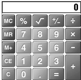 SONY PEG-TG50 - Exécution de calculs avec la calculatrice - 1