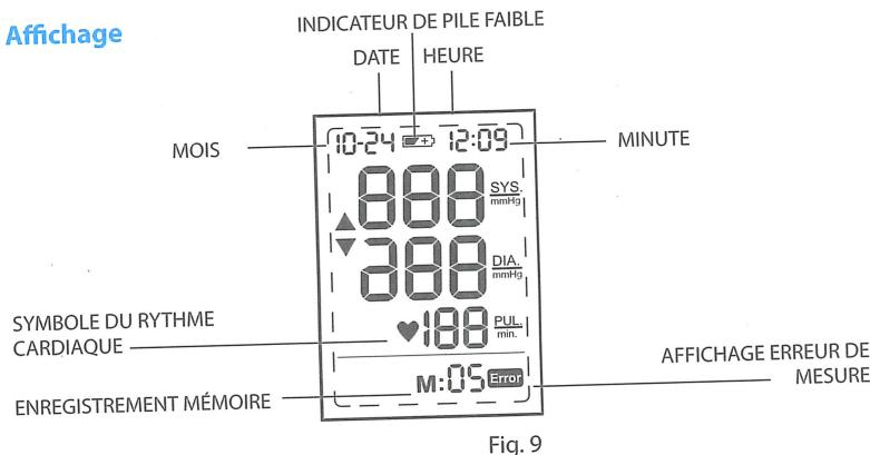 BRANDT BP 4600 - Mettre le brassard - 5