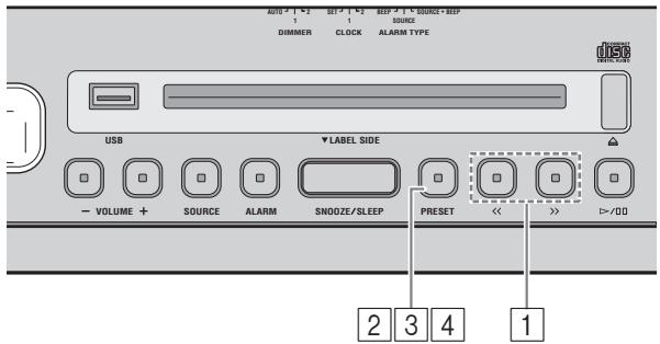 YAMAHA ISX-B820 - Mémorisation de stations FM (présélections) - 1