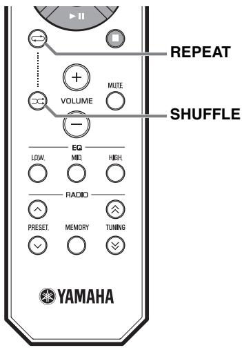 REPEAT VOLUME MUE SHUFFLE EQ LOW MID HIGH RADIO PRESET. MEMORY TUNING YAMAHA