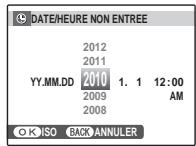 FUJIFILM XP10 - Régler la date et l'heure. - 1