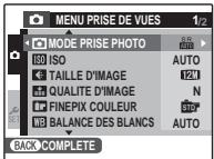 FUJIFILM XP10 - Sélection d'un mode de prise de vue - 2