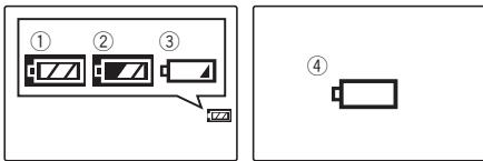 FUJIFILM XP10 - Vérifiez le niveau de la batterie. - 1