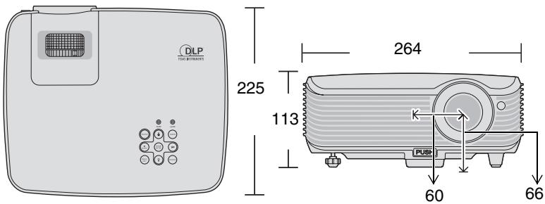 INFOCUS X17 - Dimensions - 1